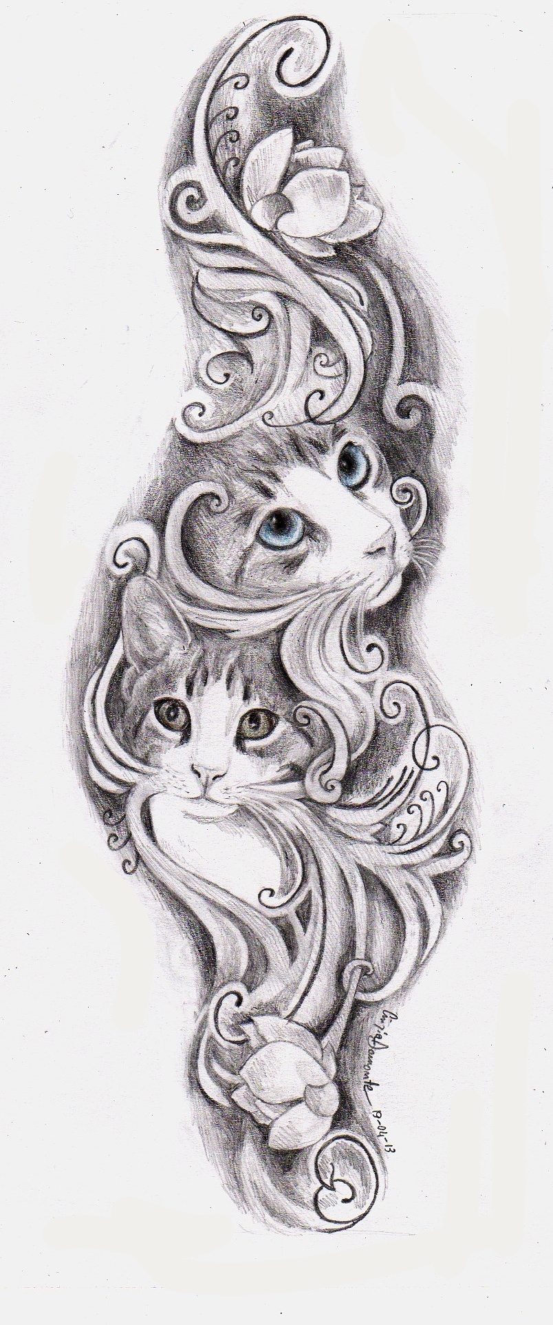 gatti tatuaggio